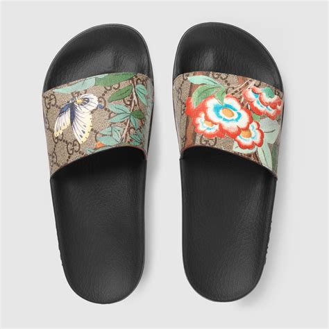 gucci 60mm slide sandal|gucci slide sandals women's.